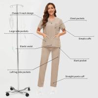 Uniforme de hospital suave, lavable y antiarrugas, conjunto de exfoliante veterinario para mascotas, conjuntos de exfoliantes médicos para mujeres, accesorios médicos para mujeres - details 2