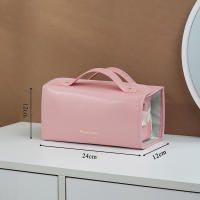 Neceser de maquillaje plegable y extraíble con bolsa de almacenamiento de gran capacidad, apto para viajes y salidas - details 3
