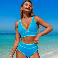 Nuevo traje de baño deportivo de dos piezas con bikini con lazo lateral para mujer - details 7