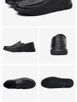 Zapatos Casuales de Cuero de Oveja Suela Suave para Hombres en Verano Auténtico Pedal de Cuero Genuino - details 20