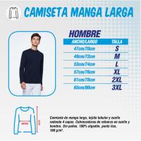 Camisetas de Manga Larga de Algodón 100% Paquete de 3 Cuello Redondo Estilo Crew - details 0