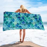 Toalla de playa de microfibra sin arena, fina, de secado rápido, súper absorbente, toallas grandes y ligeras para viajes, deportes, piscina - details 9
