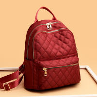 Mochila Oxford con múltiples bolsillos para mujer, bolso escolar de gran capacidad, impermeable, de viaje de negocios, informal, deportivo - details 3