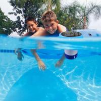 Ionizador solar para natación, purificador de agua, limpiador de 7 colores, entrega de productos químicos ajustable, antifregadero para piscina, hidroterapia, - details 1
