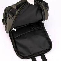 Bolso de pecho para hombre con múltiples bolsillos a la moda, bolso de mensajes deportivo de tela Oxford con carga USB, bolso cruzado multifunción de Color sólido para niños - details 18