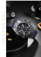 Reloj Deportivo para Hombres SMAEL Modelo SL-8071 con Doble Pantalla Movimiento de Cuarzo Resistente al Agua 50M Material TPU+Plástico Correa de 250mm - details 12