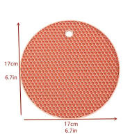 Tapetes prácticos en forma de panal, salvamanteles de silicona resistentes al calor, protegen tus encimeras con este elegante mantel individual - details 3