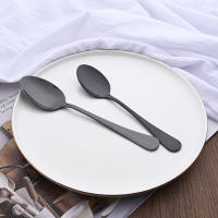 Vajilla azul de acero inoxidable para 4 personas, tenedor, cuchara, cuchillo, espejo de cocina, juego de cubiertos - details 4