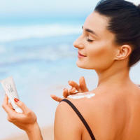 Ingredientes naturales Protector solar probiótico de arroz Protector solar suave e hidratante para pieles sensibles Protector solar hidratante para mujeres - details 3