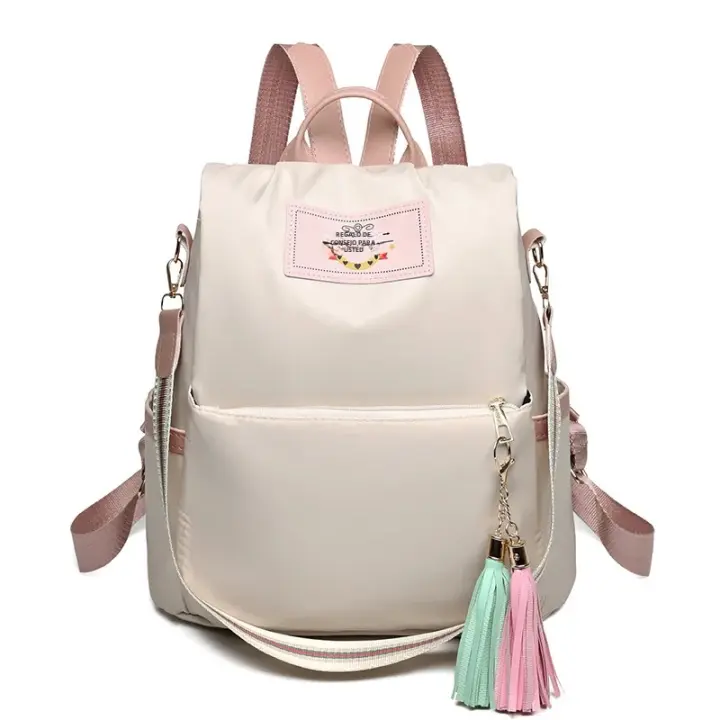 Nueva Mochila De Hombro Para Mujer De Alta Calidad Gran Capacidad De Oxford Saco De Mano Color Túnel Mochila De Mujer - 1