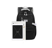 Mochila escolar para chicas adolescentes, morral sencillo de color sólido para mujer, morral escolar juvenil - details 10