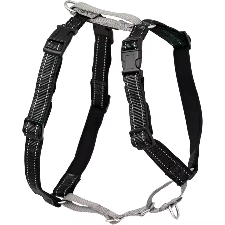 PetSafe 3 en 1, Arnés Antitirones para Perros, Ajustable, Acolchado, Reflectante, Cinturón de Seguridad para Auto, Para Correr y Pasear - Negro, XS - 1