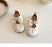 Zapatos de cuero para niñas, calzado de vestir antideslizante, versátil, con fondo suave, estilo coreano, Primavera, 2025 - details 8