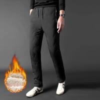 Ropa de chándal de invierno para hombre, pantalón de chándal de lana gruesa de felpa, pantalones térmicos de lana de cordero, pantalones casuales, pantalones cálidos de algodón a prueba de viento 8828 - details 10