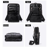 Bolso de hombro de cuero, bolso de hombre - details 27
