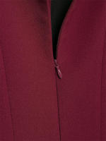 - Mini Flared ss para mujer, cuello barco, manga corta, ck, sses femeninos, moda elegante - details 5