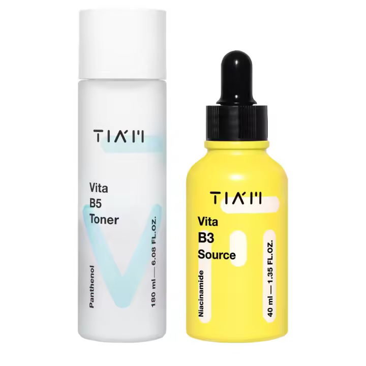 TIAM Radiance Duo: tónico B5 y fuente Vita B3, potenciador de hidratación, piel radiante, set coreano de cuidado de la piel - 1