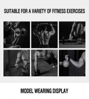 Pulseras de Soporte Elástico y Transpirable para Gimnasio Intenso Pareja Ajustable Estilizada para Levantamiento de Peso y Mancuernas - details 5