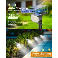 Luces Solares LED Exterior Jardin [8 Paquete/72LED], LED Exterior Solares Potente Impermeable Lampara Luz Solar Exterior Iluminacion para Suelo Exteriores, Blanco Calida - details 29