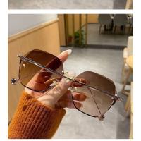 Gafas finas de cara grande, gafas de sol, gafas de sol para mujer - details 6