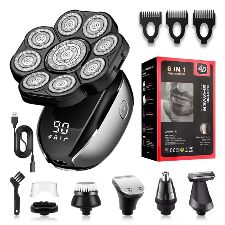 Afeitadora Eléctrica Multifuncional 9D Ideal para Lavado Completo del Cuerpo - 1