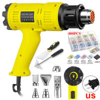 pistola eléctrica de calor avanzada kit de calor US/110V2000W con regulador de temperatura variable para secado de pelo y soldadura herramienta eléctrica de madera - details 12