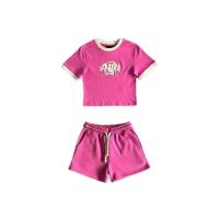 Conjunto deportivo de verano Syna World Drill para mujer, camiseta y pantalones cortos estilo hip hop - details 5