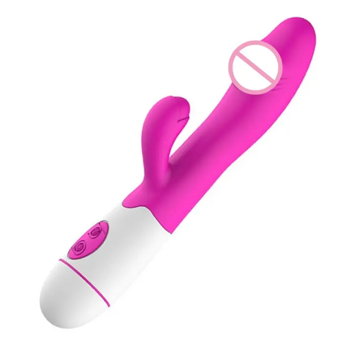 Vibrador de Conejo para Mujer con Punto G Dual Vibración Silicona Impermeable Masajeador de Vagina Clítoris Anál Sex Toys Tienda - 1