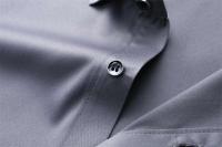 polos hombre manga corta ropa hombre 2025 Nuevo POLO de negocios de color sólido para hombre Moda de verano Pantalón corto casual Manga cómoda y transpirable Top - details 15