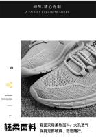 Zapatos de baloncesto transpirables antideslizantes a la moda con logotipo de marca barata, zapatos deportivos informales con amortiguación para hombre - details 5