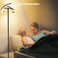 Lámpara de Pie LED Regulable, Lampara de Pie Salon con Distancia & Táctil, 4 Temperaturas de Color, 1300LM, Lámpara de Lectura Moderna para Salón, Dormitorio y Oficina, 20W, Negra - details 17