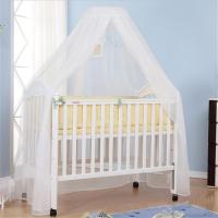 Cubierta antimosquitos para cama de bebé, red de malla plegable y transpirable con dosel de estilo de corte real para cunas - details 4