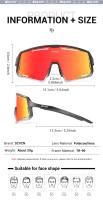 Scvcn gafas polarizadas de ciclismo para hombre y mujer, lentes de sol ligeras para deportes, conducción, correr, senderismo, UV400 - details 14