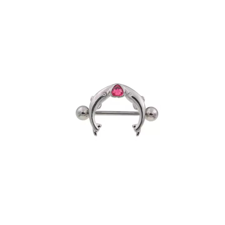 1 par de joyas para piercing corporal, un par de anillos para piercing en forma de serpiente, anillo de acero quirúrgico para pezón, piercing para mujer y niña, regalos - 1