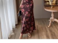 Vestido floral francés para mujer, nuevo diseño de verano, temperamento sin mangas, cintura alta adelgazante, falda larga de cola de pez - details 7