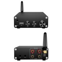 AMPLIFICADOR DE POTENCIA Digital TPA3116, dispositivo HiFi estéreo con Bluetooth 5,3, decodificador USB, 50W + 50W, enchufe estadounidense, B - details 3