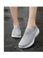 Zapatos para caminar para mujer, zapatillas de calcetín a la moda, mocasines cómodos y transpirables, zapatos informales antideslizantes - details 24