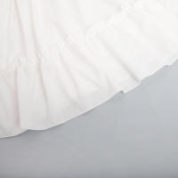 para mujer Primavera Verano Nuevo vestido corto de gasa con manga acampanada - details 15