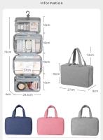 Bolsa de aseo colgante de viaje a prueba de agua, bolsa de almacenamiento de cosméticos, bolsa de lavado de belleza de baño - details 1