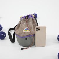 Mochila con cordón de estilo coreano, bolso de nailon suave y ligero de estilo amping, bolso cruzado de gran capacidad, bolso de hombro de viaje - details 7