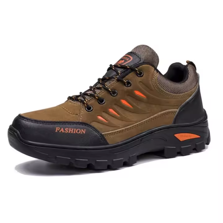 TaoBo, zapatos de senderismo de estilo clásico para hombre, zapatos deportivos de nieve con cordones de piel, zapatos de montaña con suela acolchada para hombre, zapatos de Trekking - 1