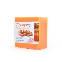 Jabón de Turmeric Hecho a Mano Limpieza Corporal Ligera, Iluminación para Underarmas, Cuidado de Piel Suave Conjunto de Jabón para Belleza - details 21