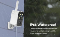 Cámara de seguridad exterior Wifi de 4MP Solar Outdoor 180 ° Rotación de la sartén Tarjeta SlM 4G Cámaras de protección segura PlR Detección humana Batería de baja potencia y larga duración Batería de 9000 mAh Cámara Ubox APP - details 14