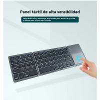Ultra-delgado con touchpad portátil tríptico inalámbrico bluetooth teclado de la tableta teclado bluetooth - details 2