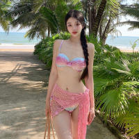 Traje de baño sirena |   Conjuntos de bikini de 3 piezas de verano para mujer |   Con chal de ganchillo |   Trajes de vacaciones - details 4
