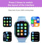 Reloj inteligente 4G para niños, dispositivo con GPS, WIFI, videollamada SOS, resistente al agua, cámara, Monitor, rastreador, ubicación, teléfono, 2024 - details 7