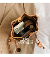 Nuevo bolso de cubo casual, versátil y elegante, bolso de mensajero de hombro para mujer - details 6