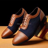 Cómodos zapatos de vestir de cuero genuino para hombres de negocios. - details 4