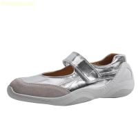 Zapatos de Ballet Informales a la Moda de Piel de Vaca Zapatos Planos de 3Cm/6Cm que Mejoran la Altura para Mujer Novedad de Verano 2025 Zapatos Mary Jane Blancos/Plateados - details 10