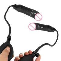 Juguetes Sexuales para Mujeres y Hombres Dildo Anal Expandible Plug de Silicona Masajeador Inflable para Jardín - details 1